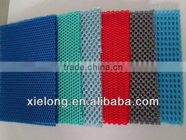 All white honeycomb 3d air mesh fabric for sport shoe