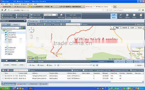 Real physcal address via mobile phone micro gps tracker gt06 tr80