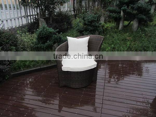 Garden Stackable Single Seat Rattan Sofa Set For Sale