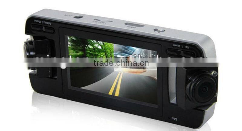 MD-2 HD Car DVR Black Box 720p dual lens