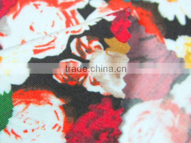 ES5015 printed fabric for women garment,pants fabric