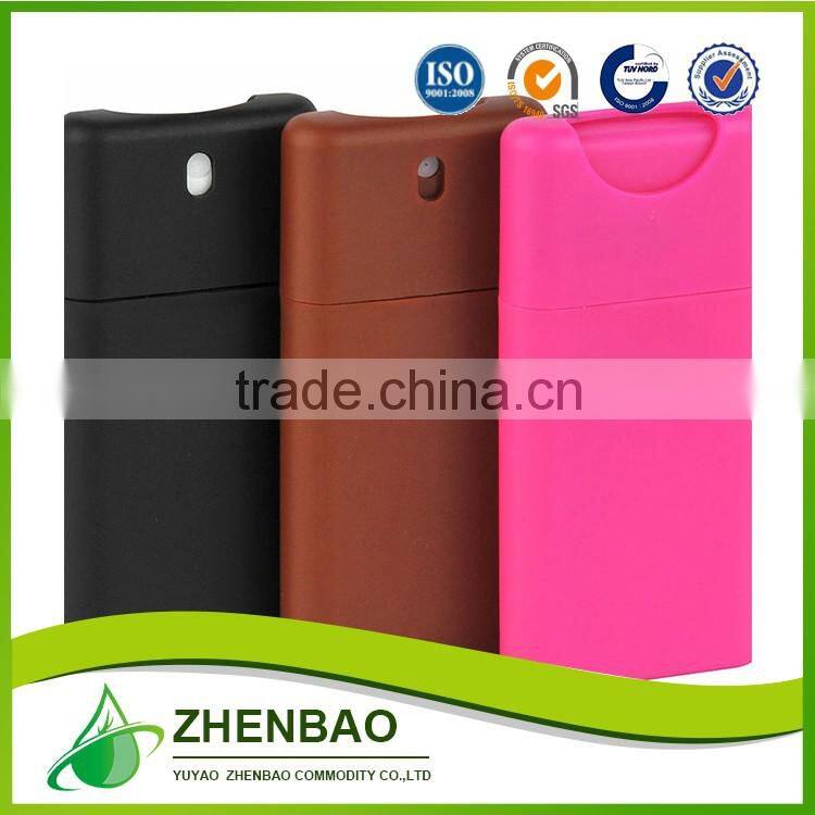 China-made colorful credit card perfume atomizer perfume sprayer card 20ml