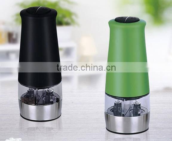 plastic 2 in 1 electric pepper mill