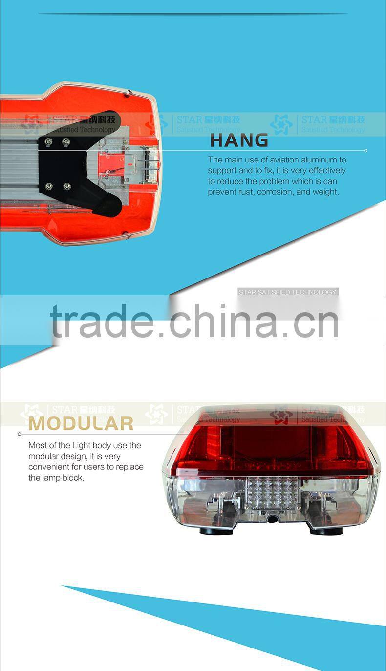 1.5 Meter Led police strobe slim led ambulance lightbar TBD-6000L