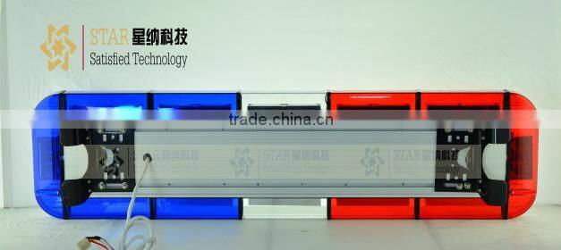 48 inch police car red and blue led alarming flash lightbar