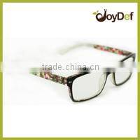 Latest Fashion Girl Sunglasses, Popular Acetate Sunglasses with Screen Printing Patterns