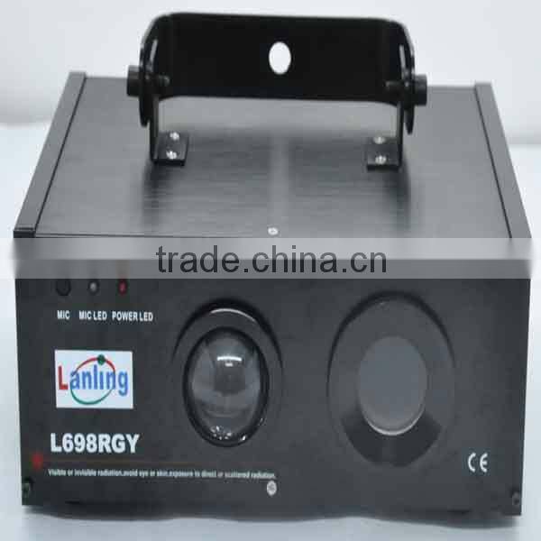 Christmas lighting RGY Multi-Effect Laser with LED background