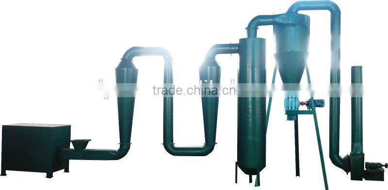 one tone per hour sawdust drying machine with engine