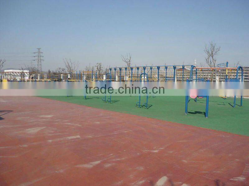 sports equipment -staggered piling