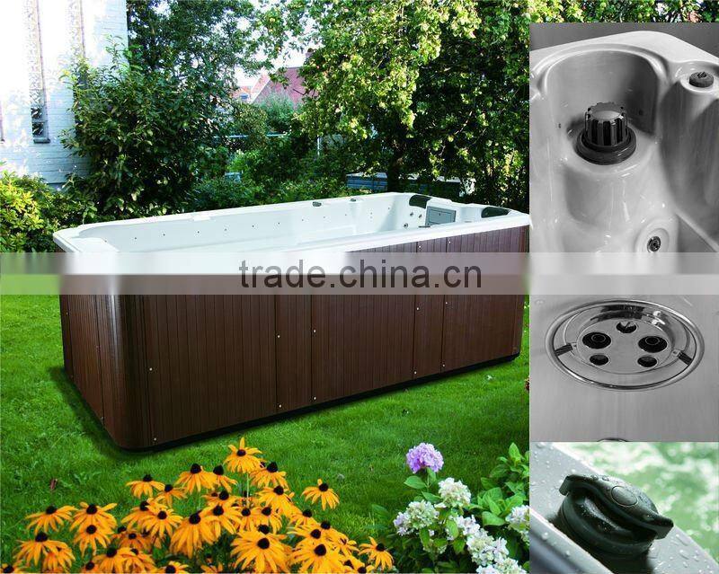 Durable use 33 jets endless whirlpool hydromassage bathtub