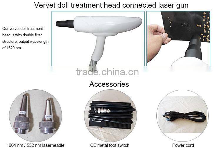 K10 Biggest discount !2016 Portable Q Switch Nd YAG Laser tattoo removal machine