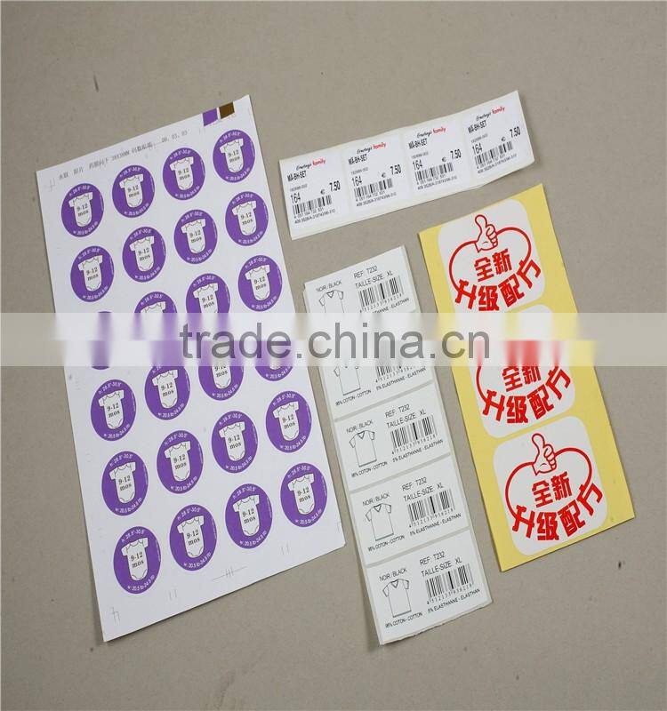 Customized waterproof and durable food label design