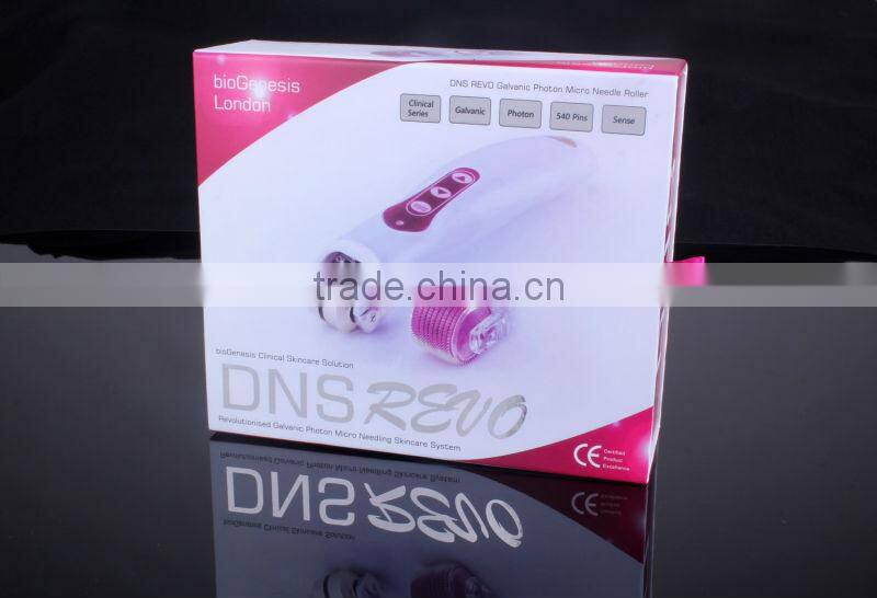 2013 CE Approved professional use Vibration+LED derma roller