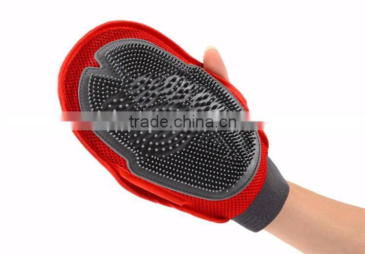 Dog Body Shower Glove True Touch Deshedding Bath Pet Grooming Glove