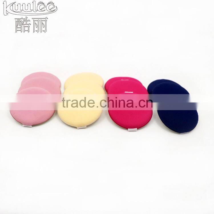 Factory sale round shaped make up cotton loose powder sponge