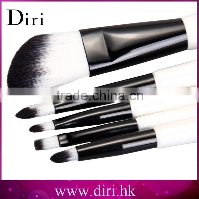 Supper Quality 5pcs Cosmetic Double End Synthetic Hair Makeup Brushes Set