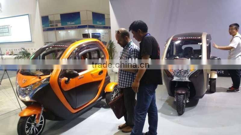 Three wheel electric automobile fully closed electric car for the elderly electric scooter