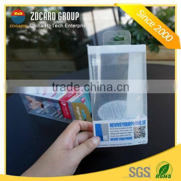 Factory Produce Transparent cellphone case packaging box