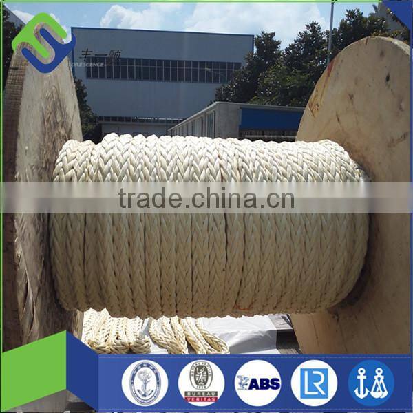ship used mooring rope/12 strand uhmwpe mooring rope