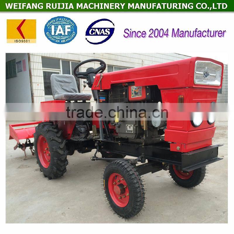 Hot sale China good quality mini tractors with tractor parts ! Tractor price list of mini farm tractor 12hp !