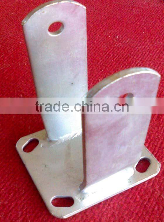 6 inch 6X2 small caster pneumatic rubber wheel