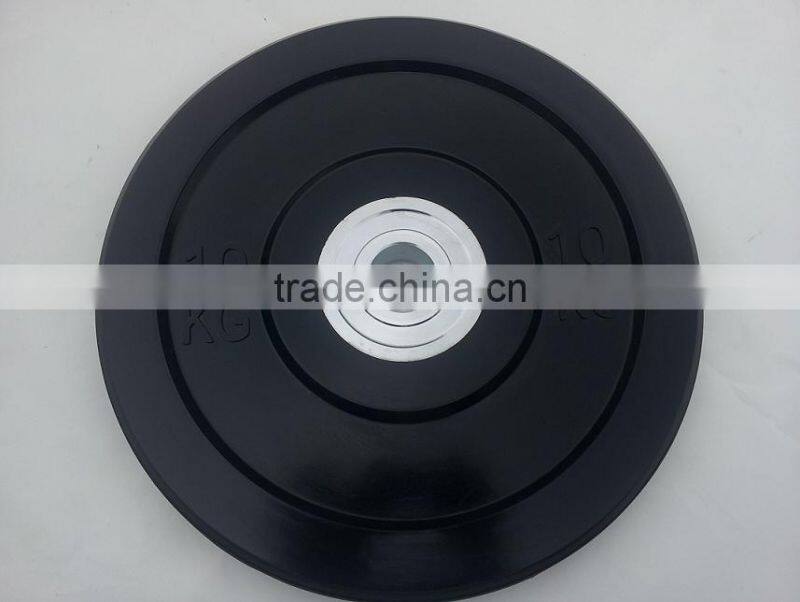 Crossfit Training Rubber Bumper Weight Plates--5 (Black),10 (Green), 15 (Yellow), 20 (Blue) & 25kg (Red)