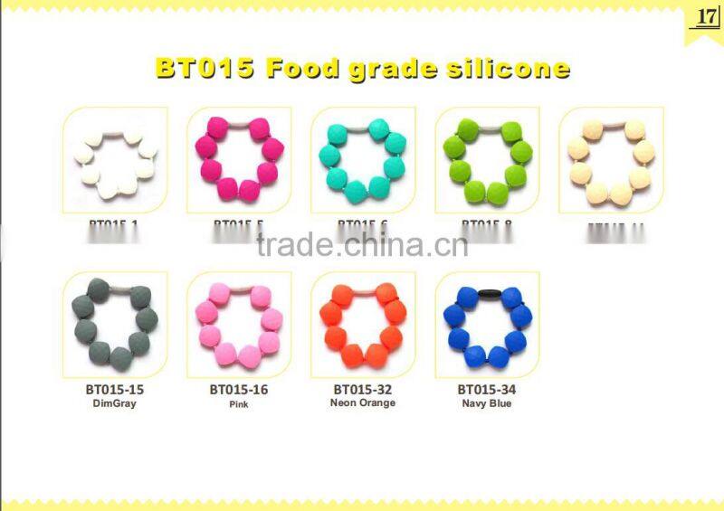 Food Grade Silicone Custom Lovely Bracelet for Baby Chewing