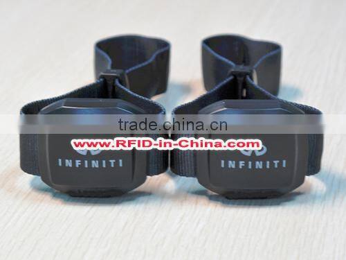 Customized RFID Gel Bracelets Flashing Light