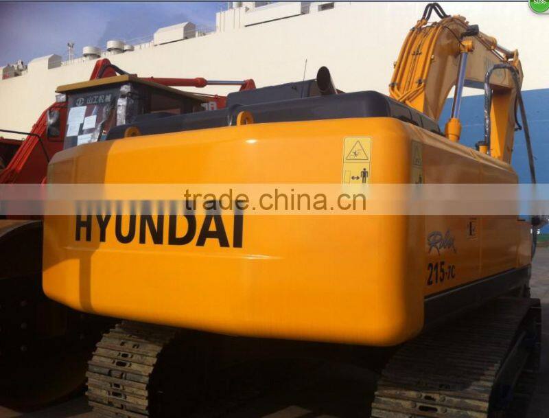China hyundai 20 tons r215-7c crawler excavator