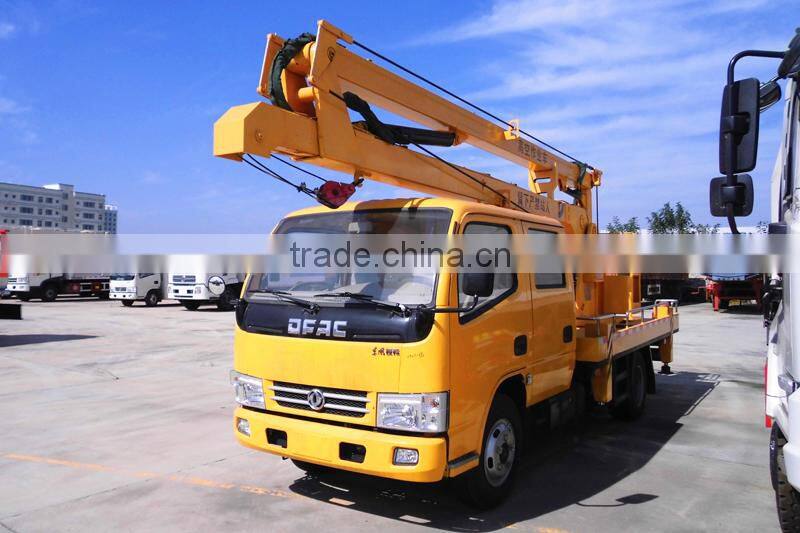4x2 Dongfeng Double Cab Overhead Working Truck