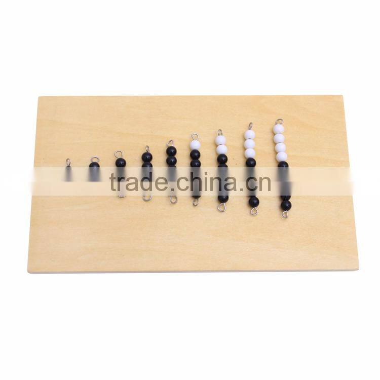 Early learning math toy Montessori wooden toy beads