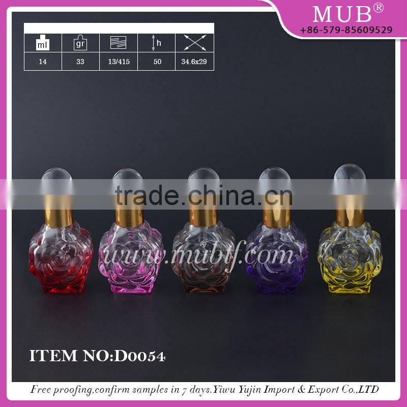 D0064 dropper bottle glass bottle aluminum perfume bottle wholesale