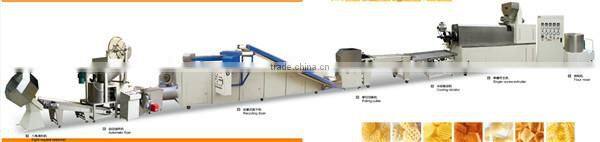Single Screw Extruder Crispy Pea/puff snack machine/shell/potato food process line