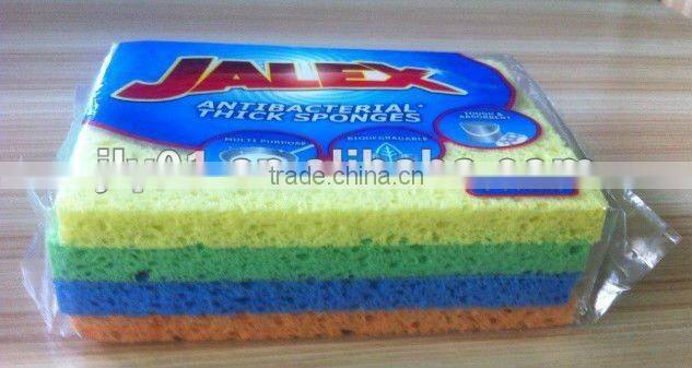 2012 best selling naturel cellulose sponge pad