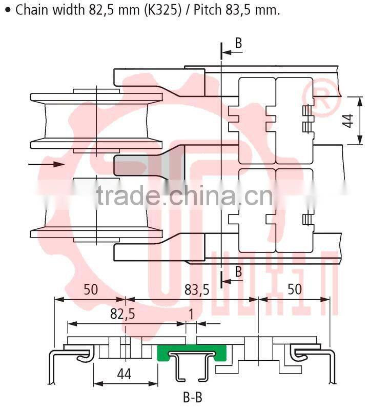 Conveyor Components, Chain Inlet Guide Shoe