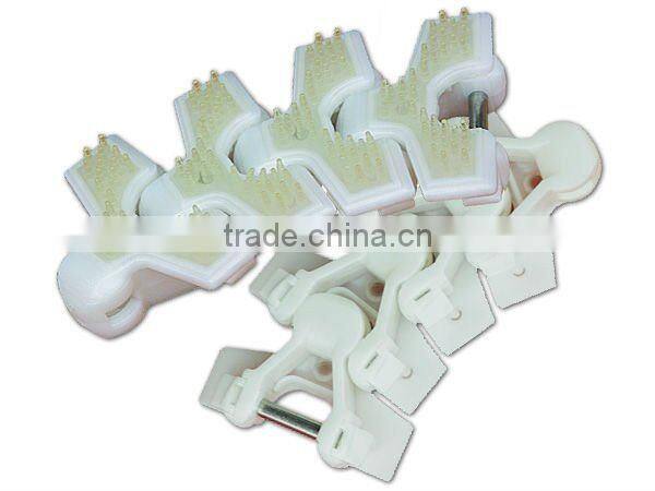 Flexible Chains(Finger) Table Top Chains for dairy processing machinery
