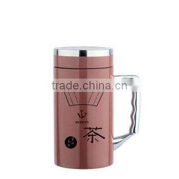 Large Three capacity offer travel mug thermo mug stainless steel ss travel vacuum flask cup ZZTB-20