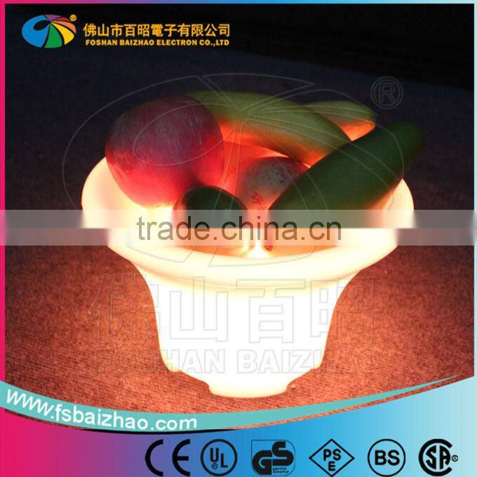 Plastic Colorful changing remote LED ice bucke LED lights