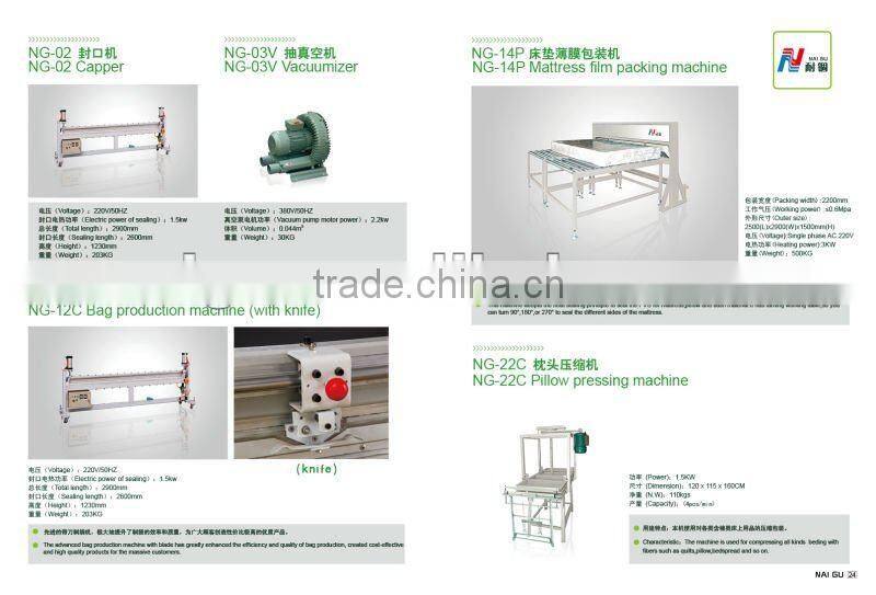 heat sealer with blade for industrial