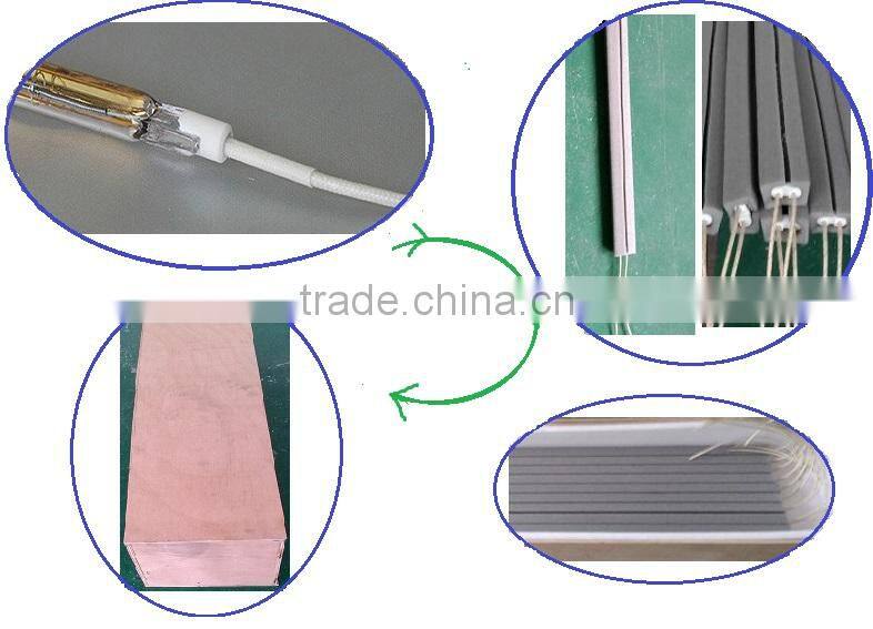 quartz halogen infrared lamp, shortwave infrared heating lamp for food baking oven