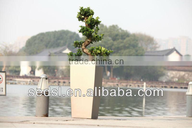 self-watering square wholesale glass flower pots