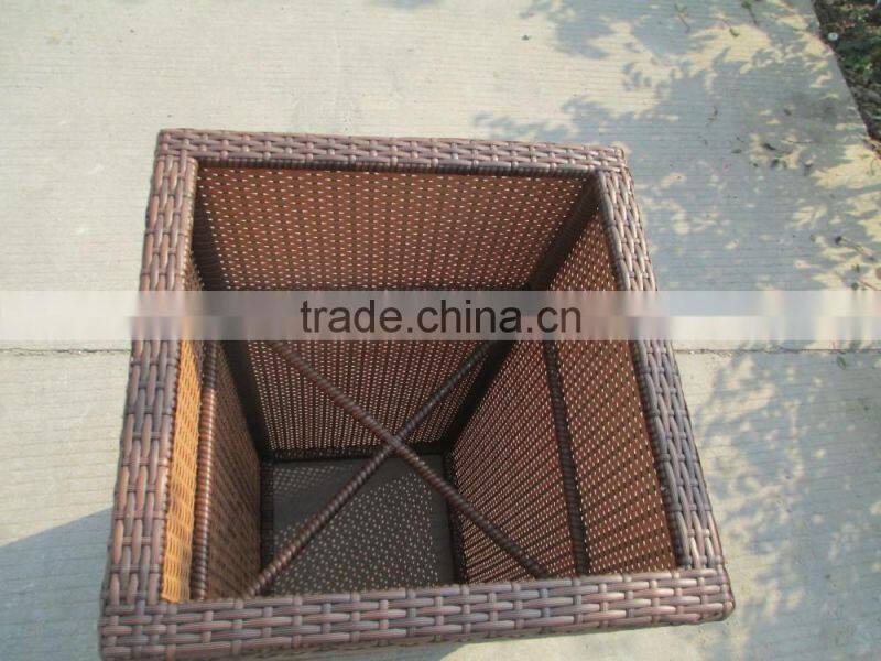 Rattan Boxes Wicker Planter Flower Pot