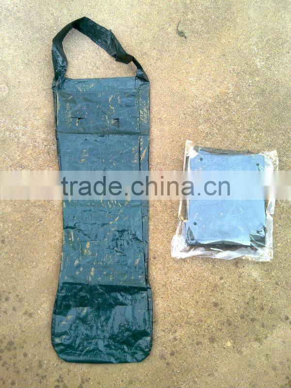 PE Woven Light Hanging Grow bag with 8 Planting Slits