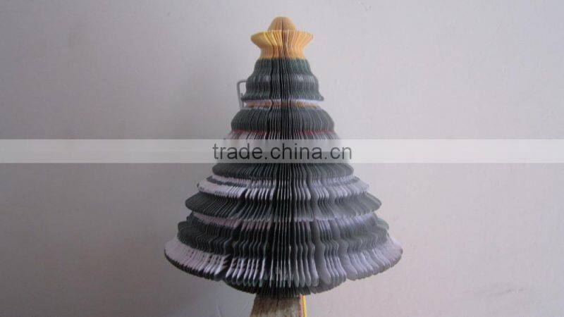 Custom Christmas tree shape note pad