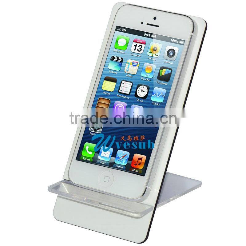 3mm Hardboard Mobile Security Display Stand for Sublimation Blanks