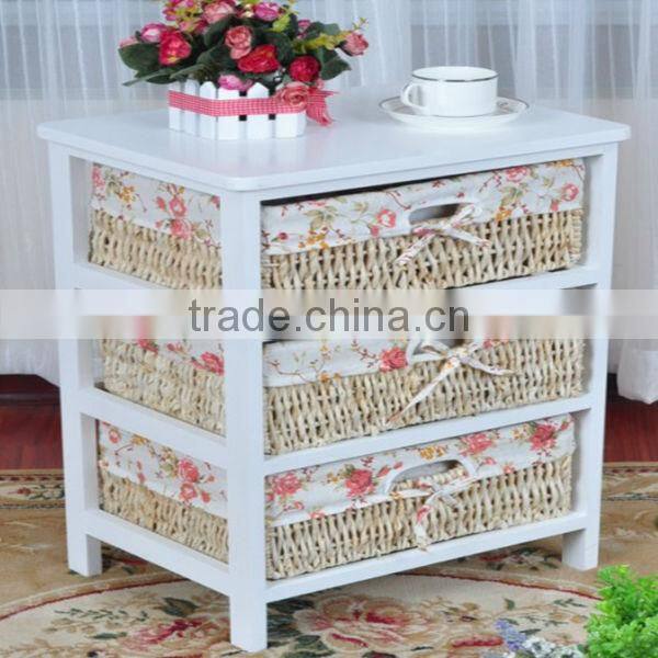 100%handmade wholesale solid wood kitchen cabinet basket