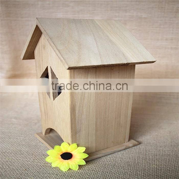 Wooden carved bird miniature wood crafts houses for sale