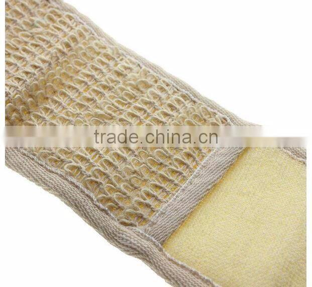 cy292 Exfoliating Loofah Back Scrubber Shower Bathtub Bakblade Body Sponge for Men and Women with handles and Bar Soap Pocket