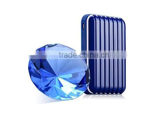 10400mah suitcase design led display dual usb output power bank portable power bank universal phones