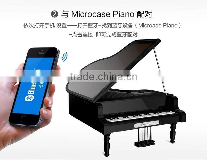 2015 New design portable mini bluetooth wireless piano speaker